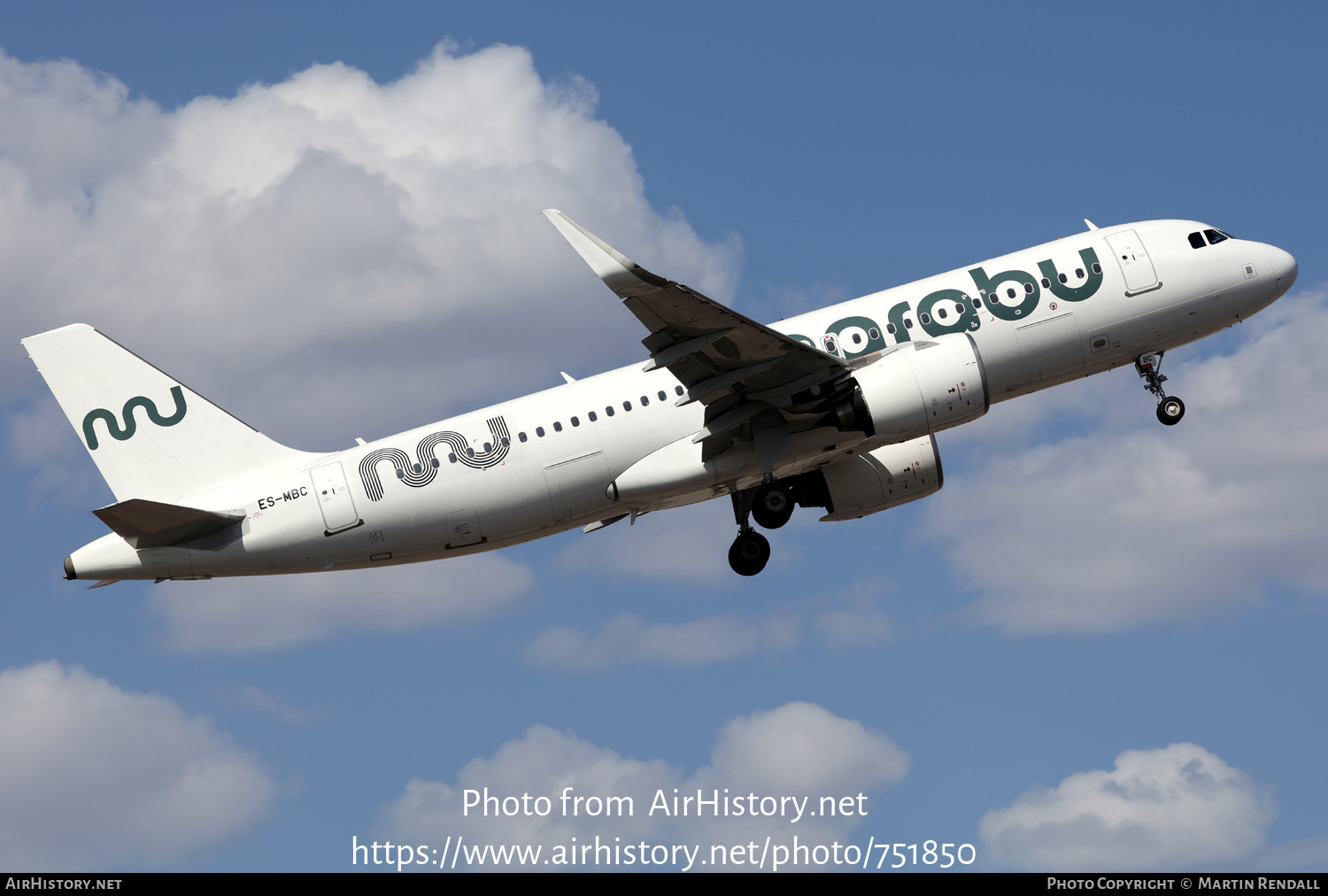 Aircraft Photo of ES-MBC | Airbus A320-271N | Marabu Airlines | AirHistory.net #751850