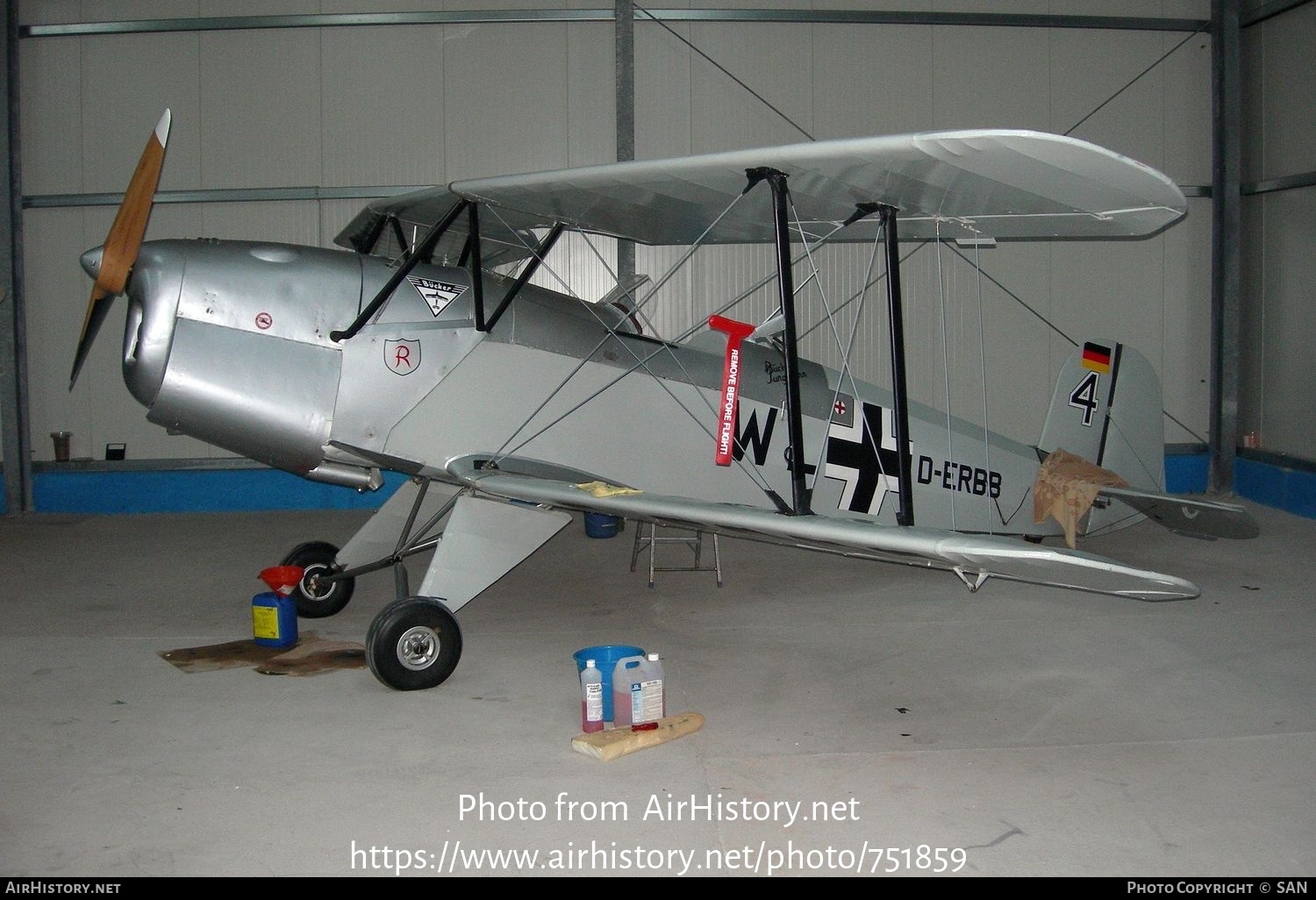 Aircraft Photo of D-ERBB | CASA 1.131E Jungmann | Germany - Air Force | AirHistory.net #751859