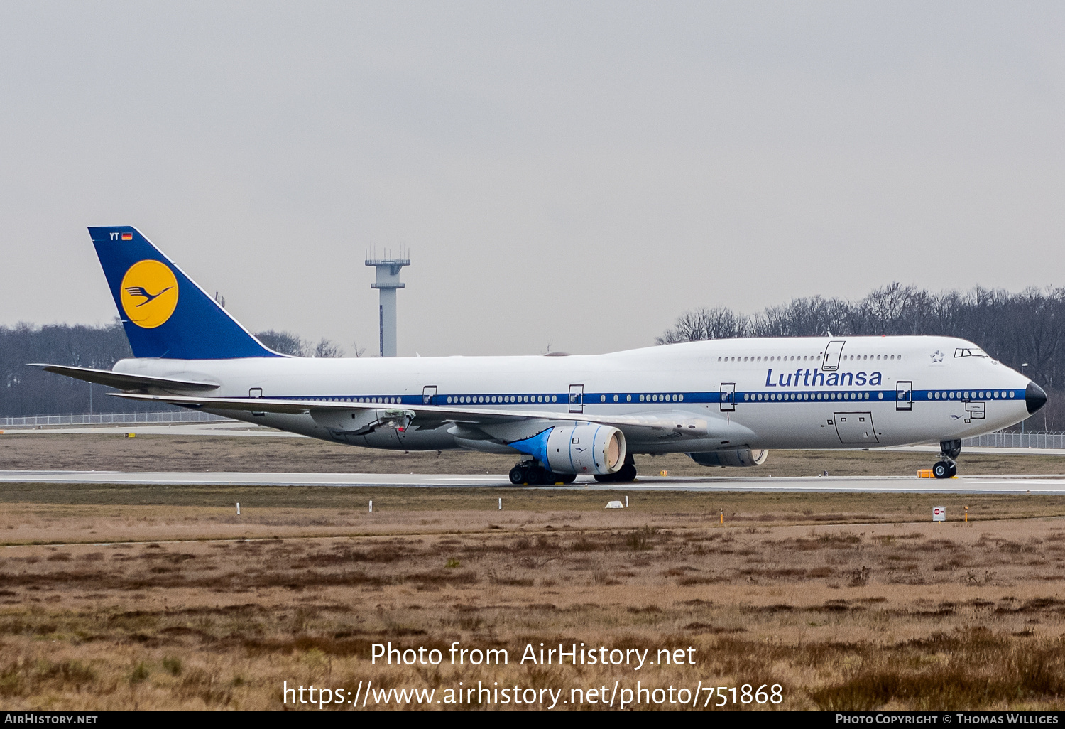 Aircraft Photo of D-ABYT | Boeing 747-830 | Lufthansa | AirHistory.net #751868