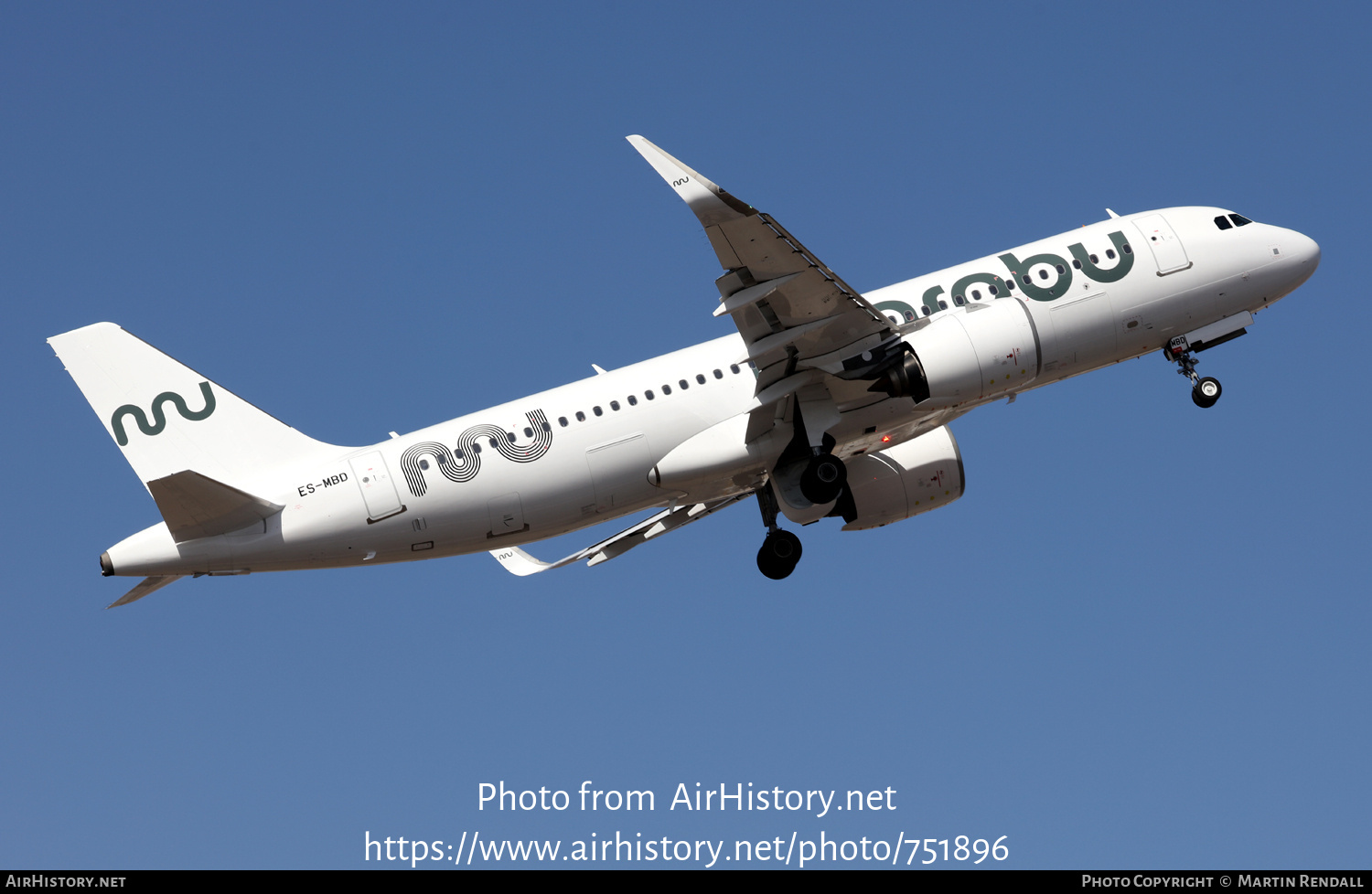 Aircraft Photo of ES-MBD | Airbus A320-271N | Marabu Airlines | AirHistory.net #751896