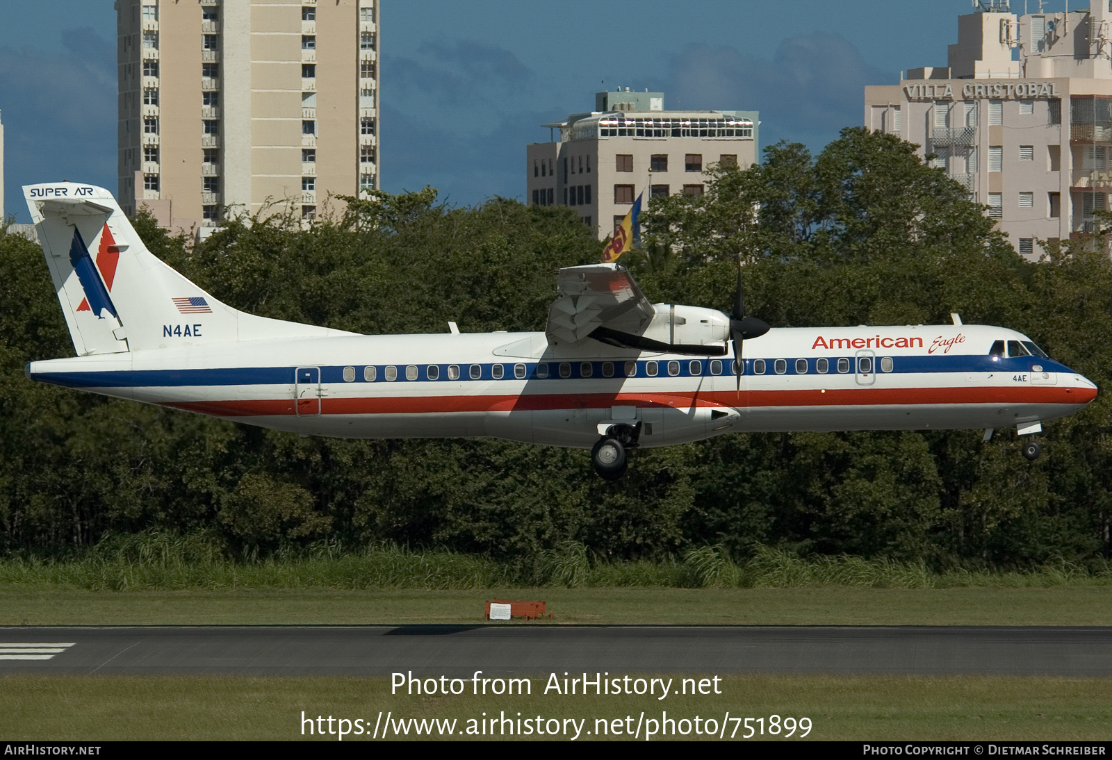 Aircraft Photo of N4AE | ATR ATR-72-212 | American Eagle | AirHistory.net #751899