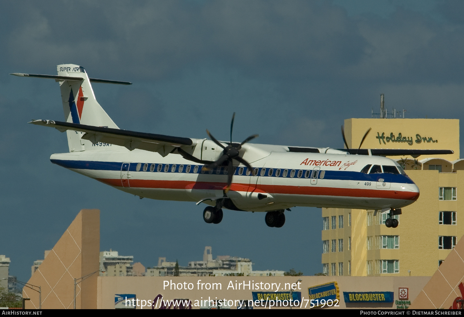 Aircraft Photo of N499AT | ATR ATR-72-500 (ATR-72-212A) | American Eagle | AirHistory.net #751902