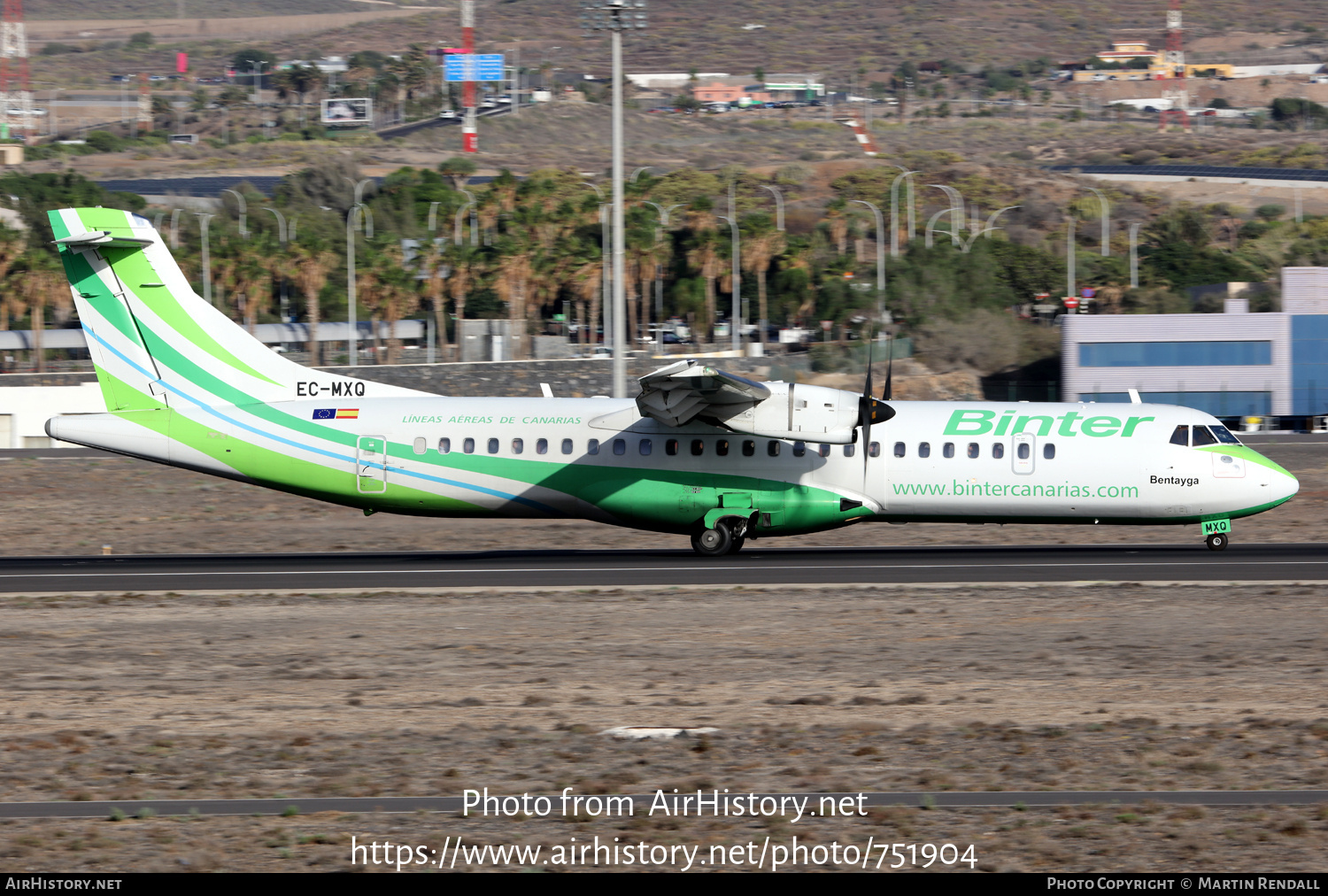 Aircraft Photo of EC-MXQ | ATR ATR-72-600 (ATR-72-212A) | Binter Canarias | AirHistory.net #751904