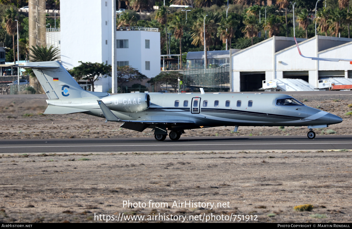 Aircraft Photo of D-CAAE | Learjet 45XR | Unicair | AirHistory.net #751912