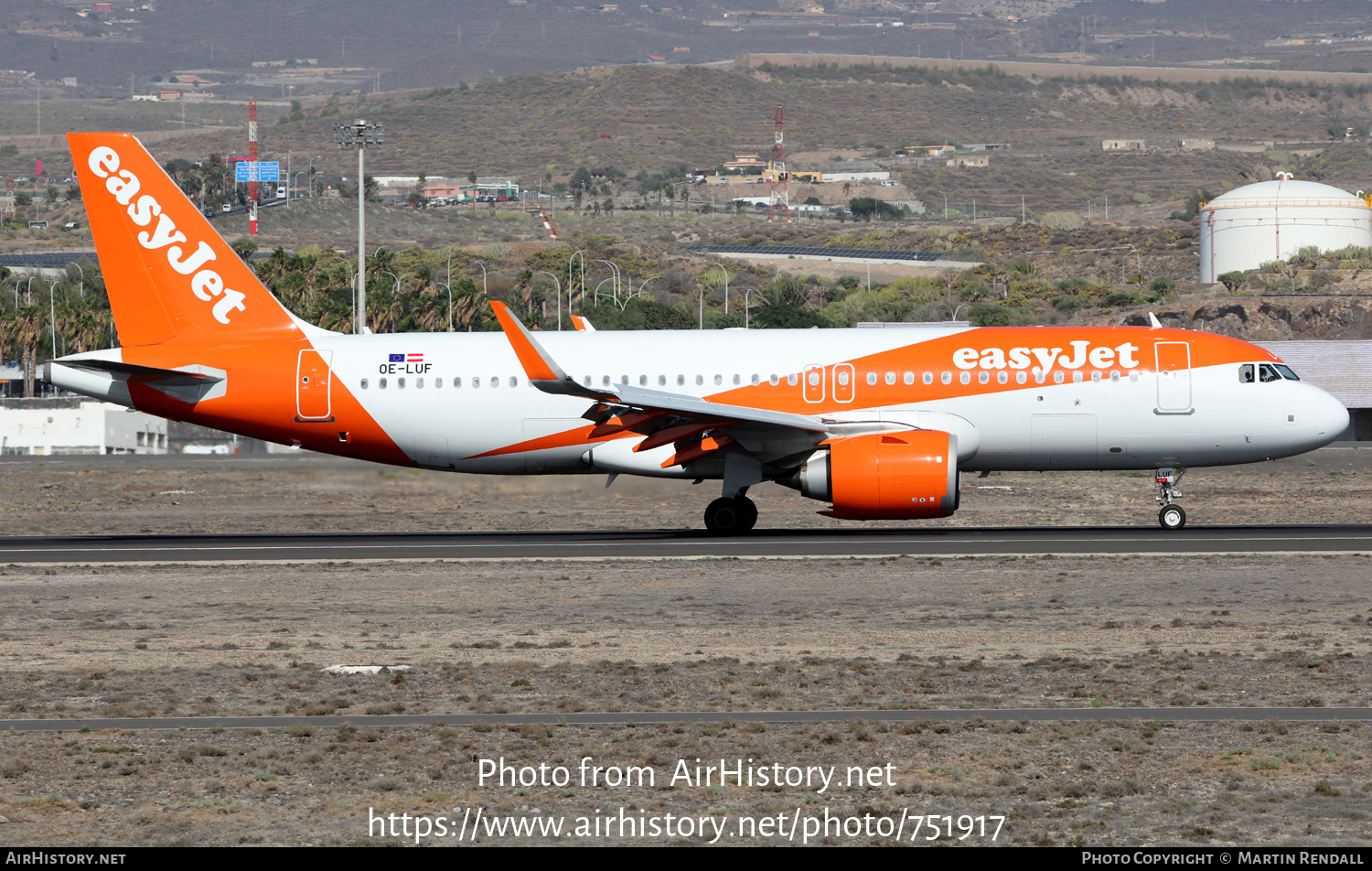 Aircraft Photo of OE-LUF | Airbus A320-251N | EasyJet | AirHistory.net #751917