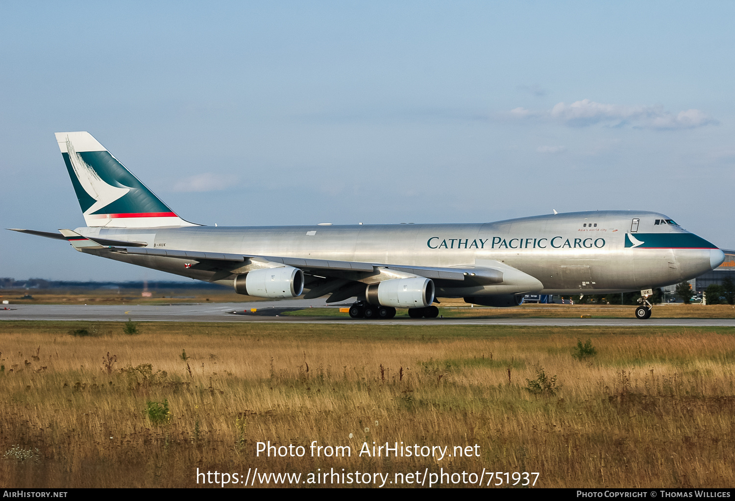 Aircraft Photo of B-HUK | Boeing 747-467(BCF) | Cathay Pacific Airways Cargo | AirHistory.net #751937