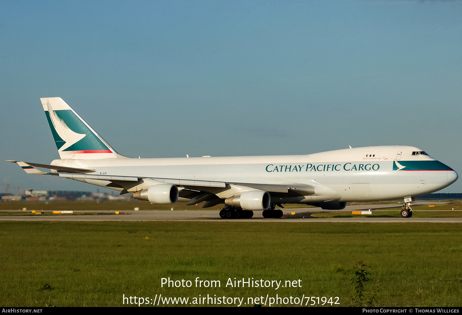 Aircraft Photo of B-LID | Boeing 747-467F/ER/SCD | Cathay Pacific Airways Cargo | AirHistory.net #751942