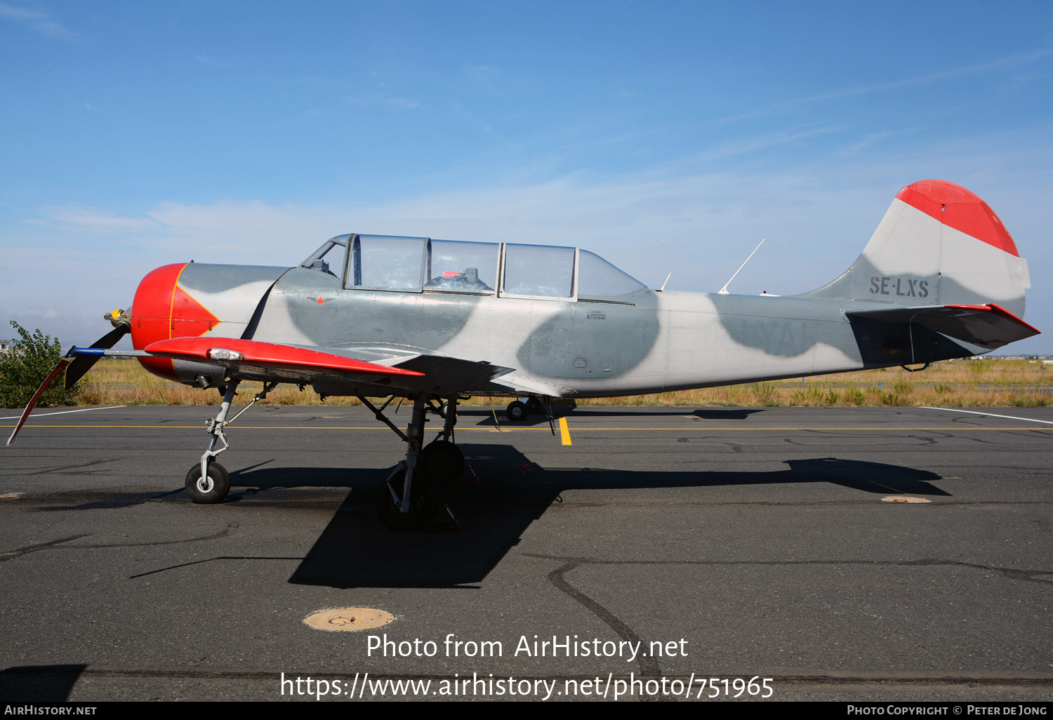 Aircraft Photo of SE-LXS | Yakovlev Yak-52 | AirHistory.net #751965