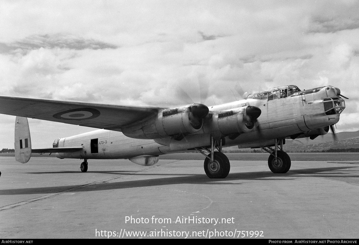 Aircraft Photo of A73-3 | Avro 694 Lincoln Mk.30 | Australia - Air Force | AirHistory.net #751992