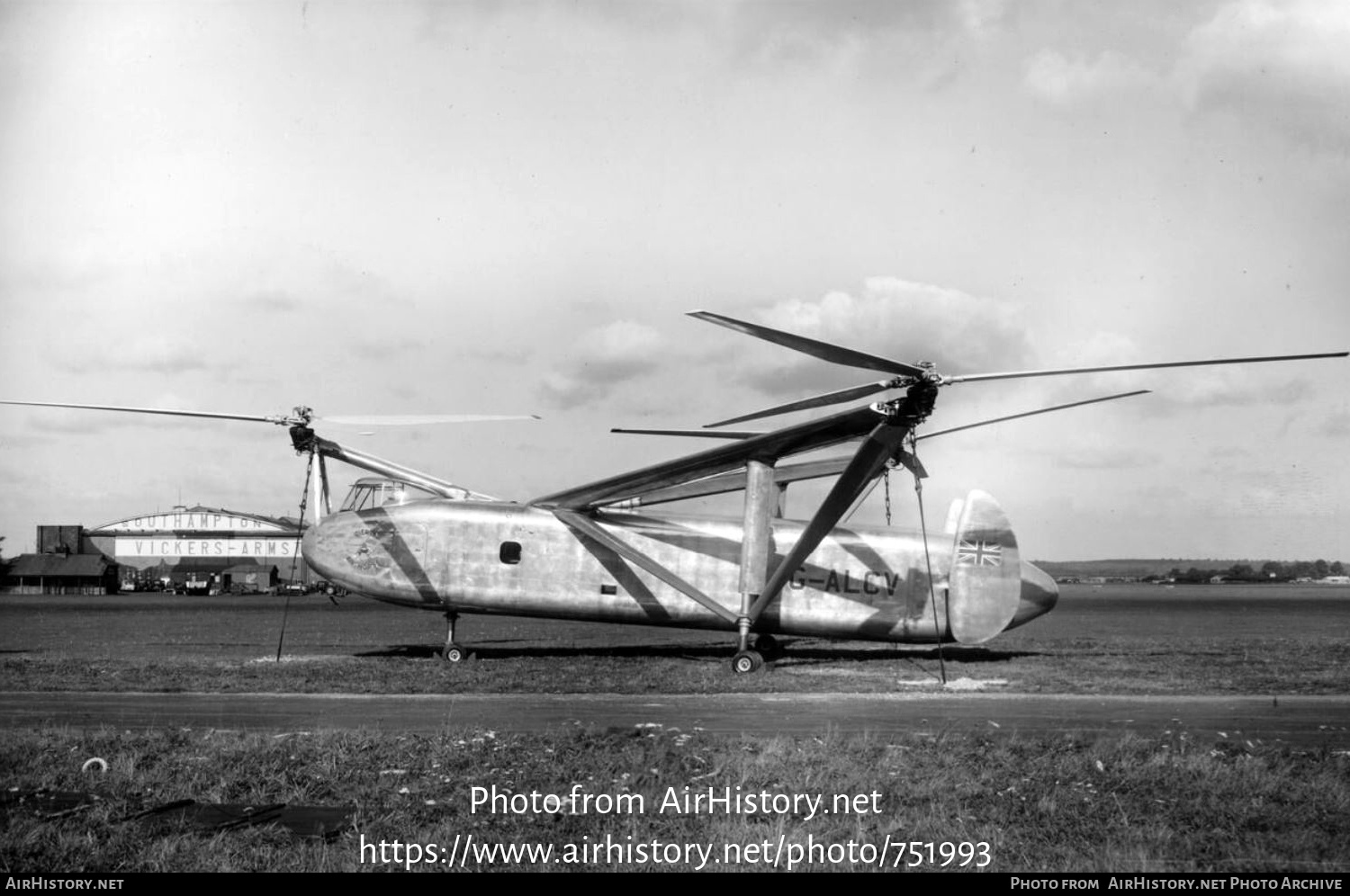 Aircraft Photo of G-ALCV | Cierva W.11 Air Horse | AirHistory.net #751993