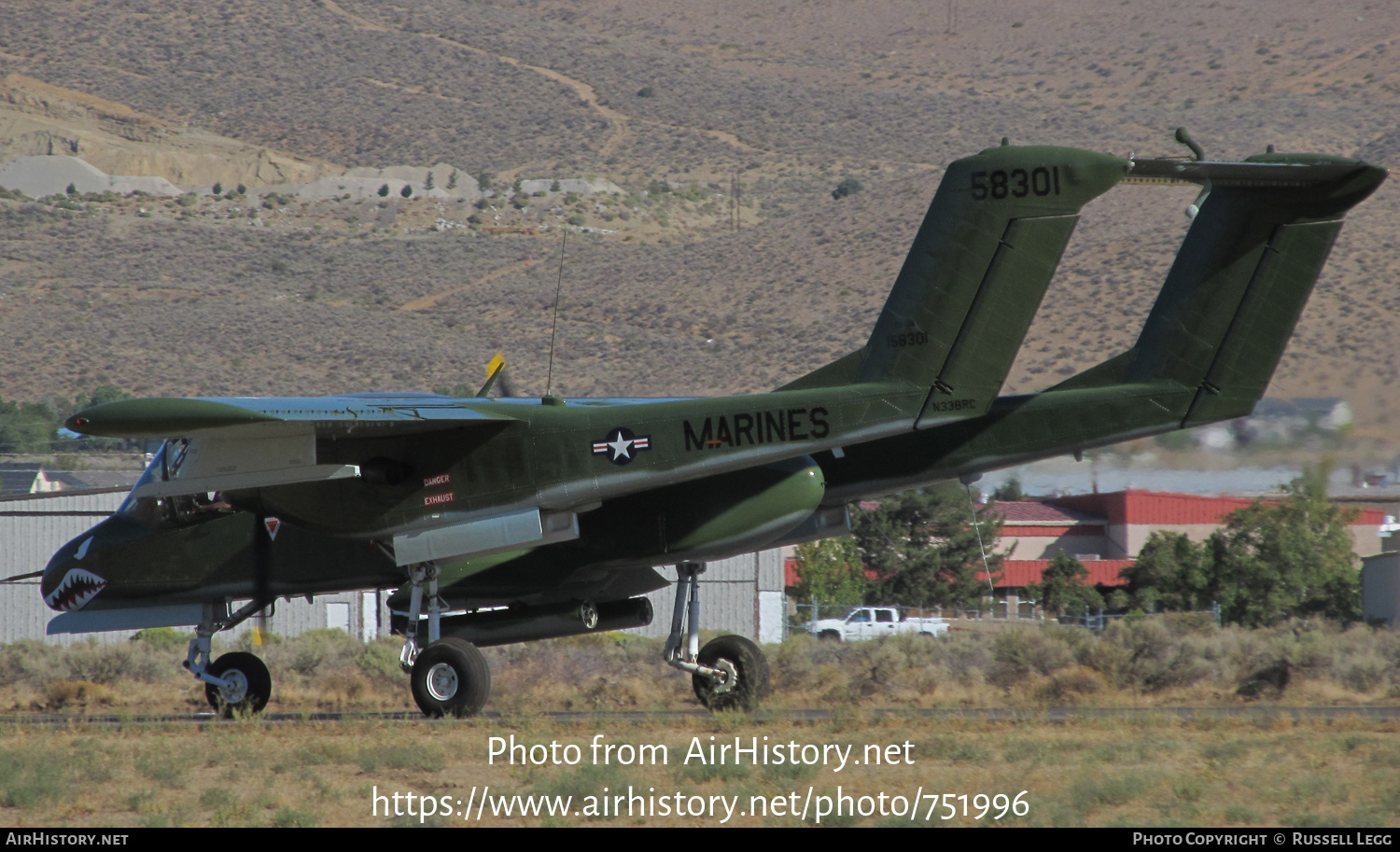 Aircraft Photo of N338RC / 158301 | North American Rockwell OV-10B Bronco | USA - Marines | AirHistory.net #751996