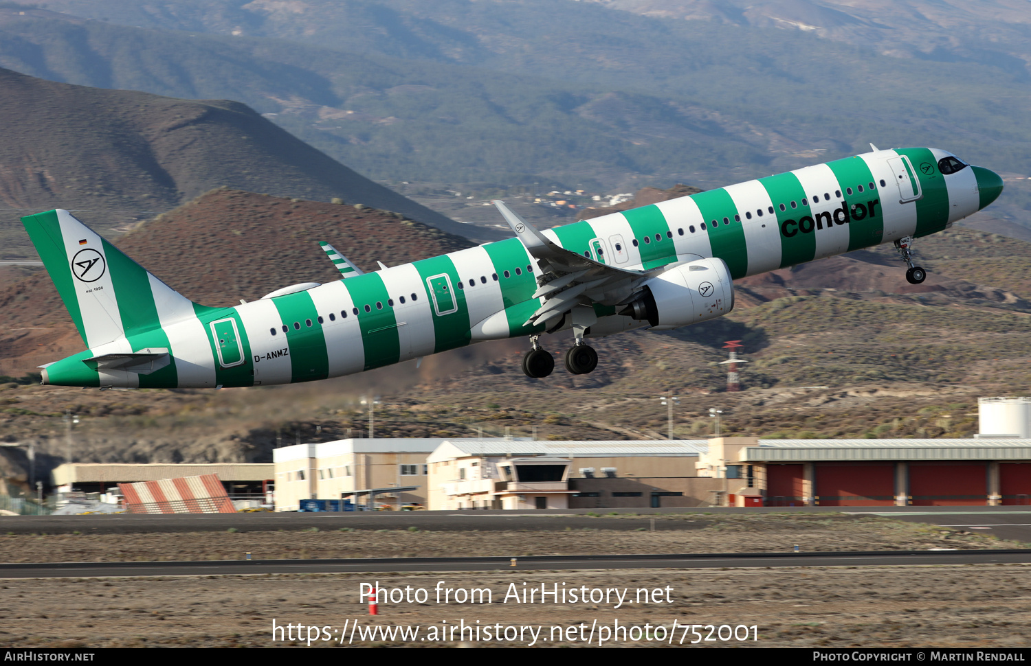 Aircraft Photo of D-ANMZ | Airbus A321-271NX | Condor Flugdienst | AirHistory.net #752001