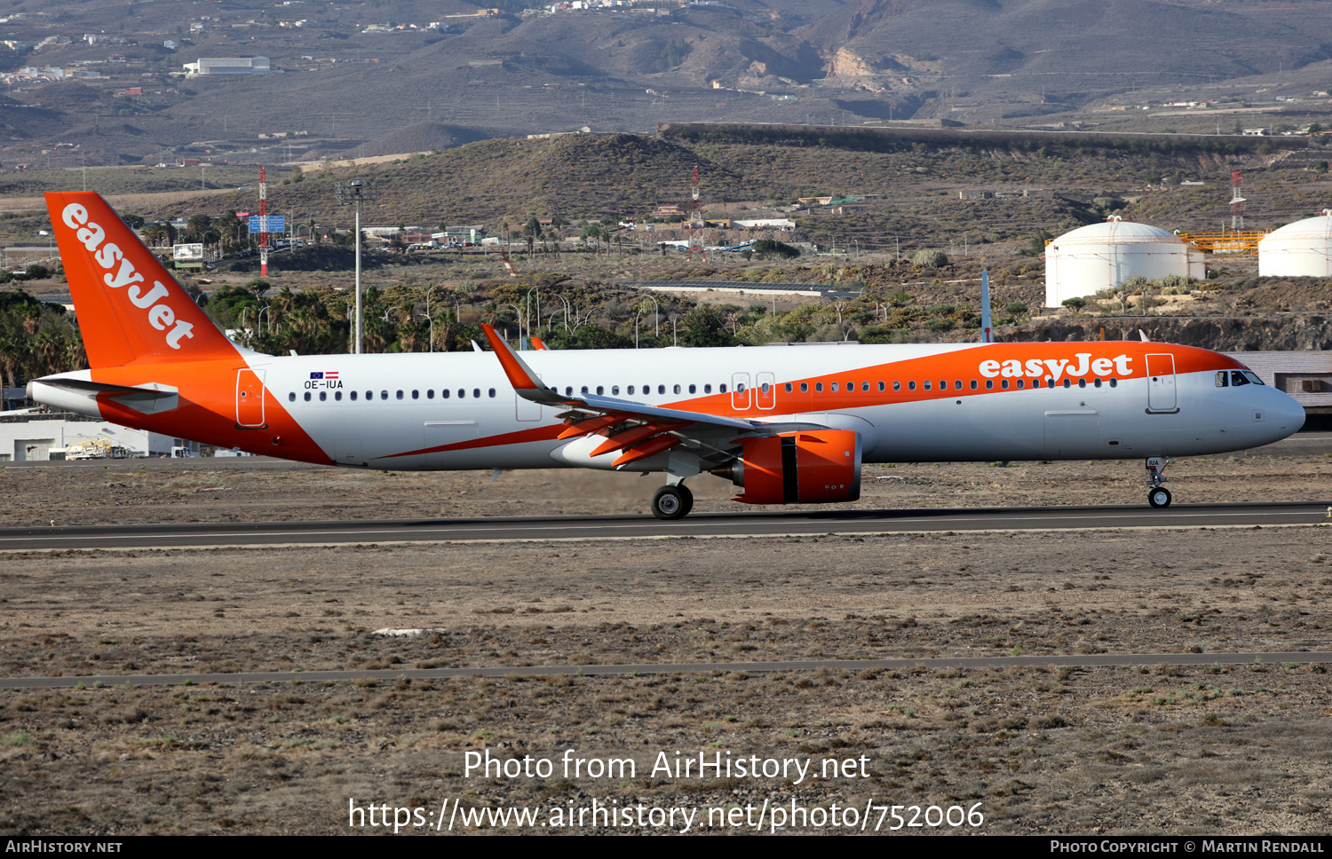 Aircraft Photo of OE-IUA | Airbus A321-251NX | EasyJet | AirHistory.net #752006