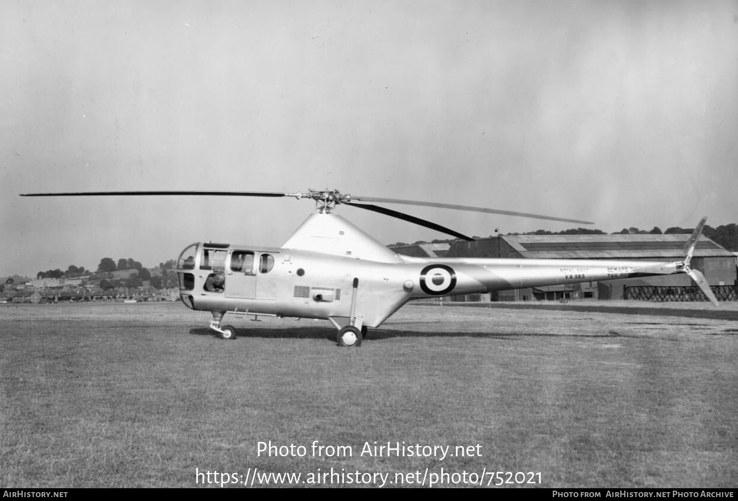 Aircraft Photo of VX595 | Westland WS-51 Dragonfly HR.5 | UK - Navy | AirHistory.net #752021