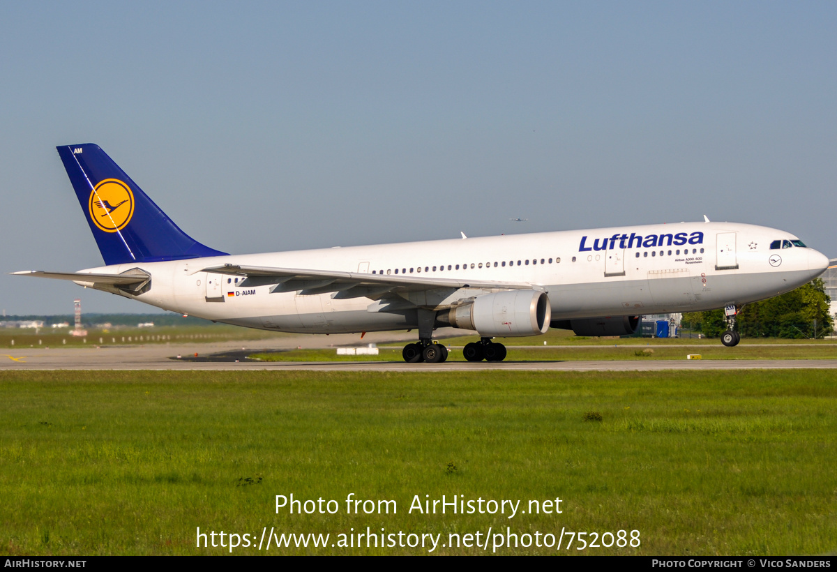 Aircraft Photo of D-AIAM | Airbus A300B4-603 | Lufthansa | AirHistory.net #752088