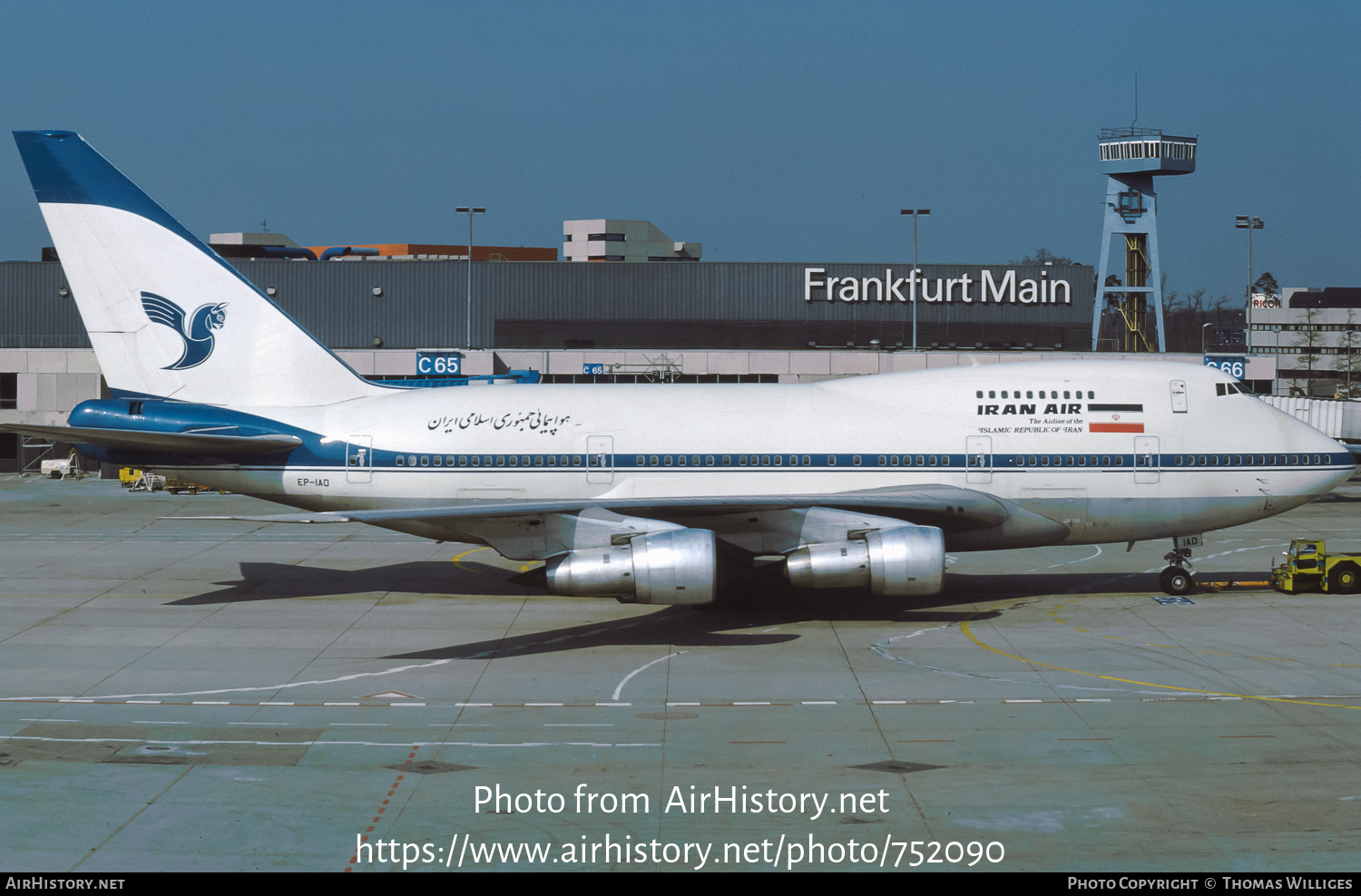 Aircraft Photo of EP-IAD | Boeing 747SP-86 | Iran Air | AirHistory.net #752090