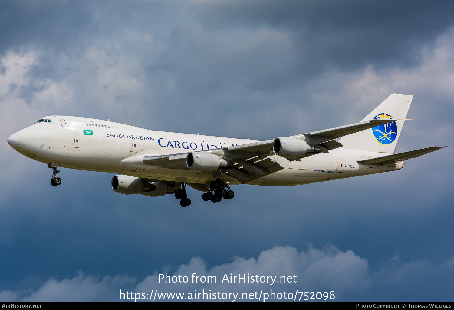 Aircraft Photo of EK-74799 | Boeing 747-281B(SF) | Saudi Arabian Airlines Cargo | AirHistory.net #752098