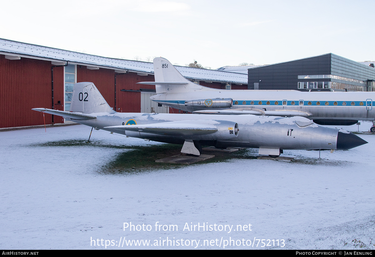 Aircraft Photo of 52002 / WH905 | English Electric Tp52 Canberra | Sweden - Air Force | AirHistory.net #752113