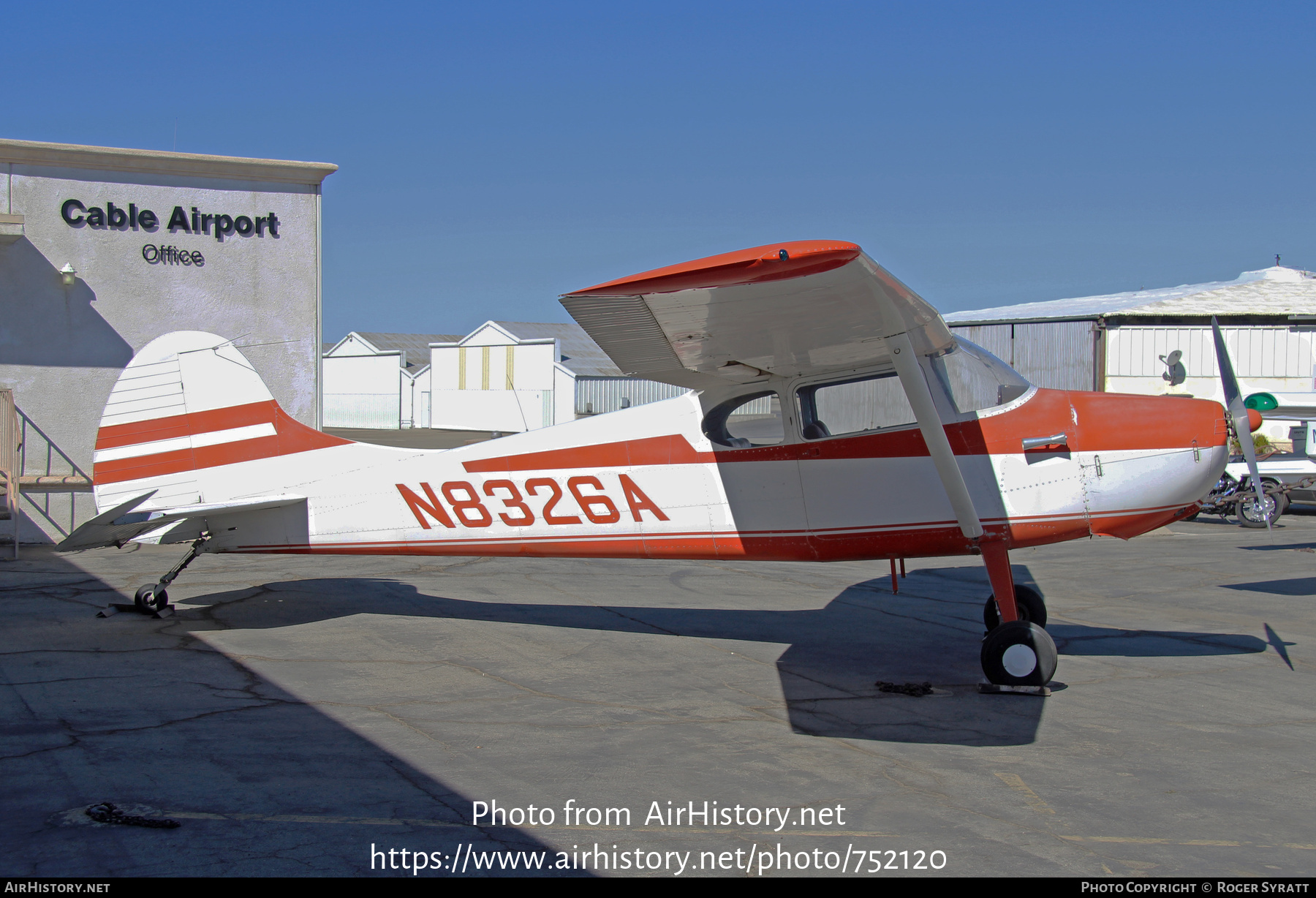 Aircraft Photo of N8326A | Cessna 170B | AirHistory.net #752120