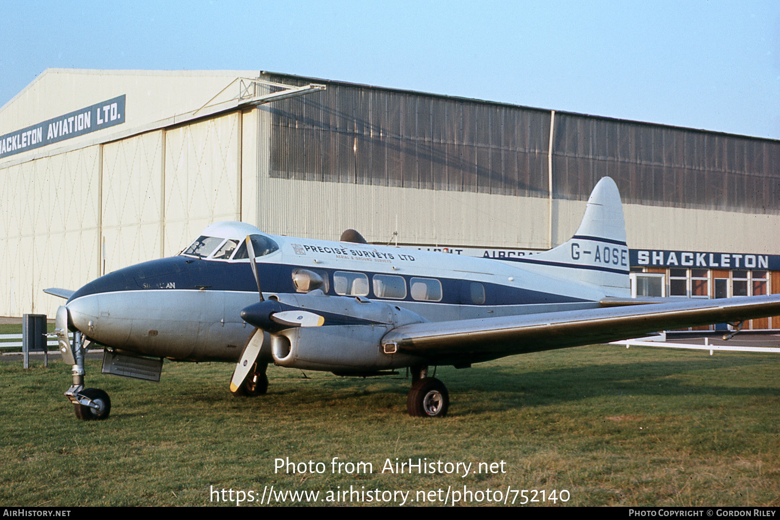 Aircraft Photo of G-AOSE | De Havilland D.H. 104 Dove 6 | AirHistory.net #752140