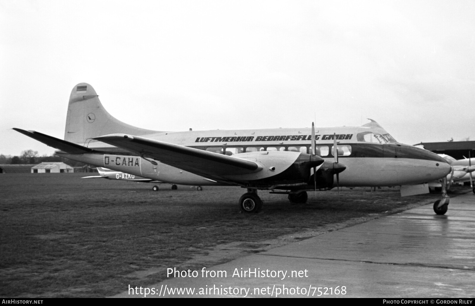 Aircraft Photo of D-CAHA | De Havilland D.H. 114 Heron 2E | Luftmerkur Bedarfsflug | AirHistory.net #752168