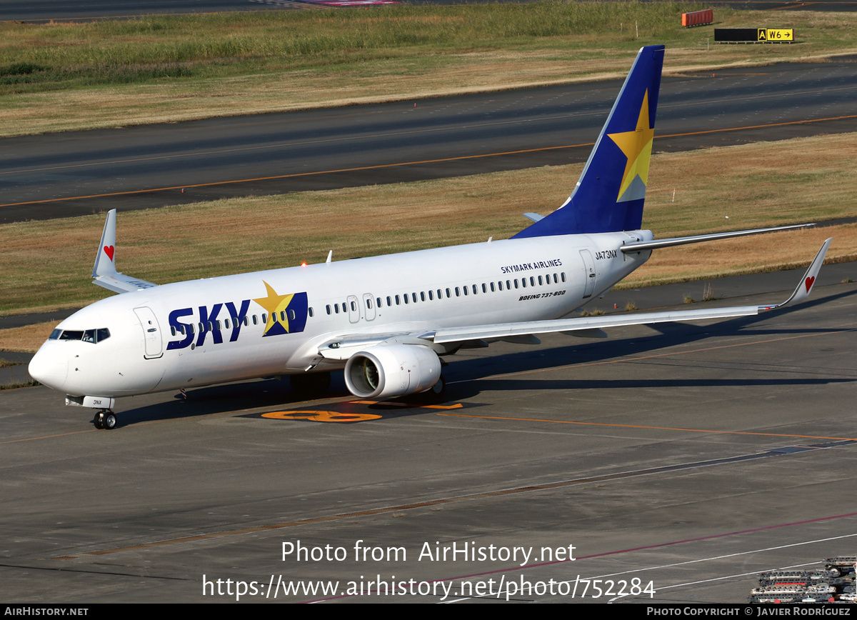 Aircraft Photo of JA73NX | Boeing 737-86N | Skymark Airlines | AirHistory.net #752284