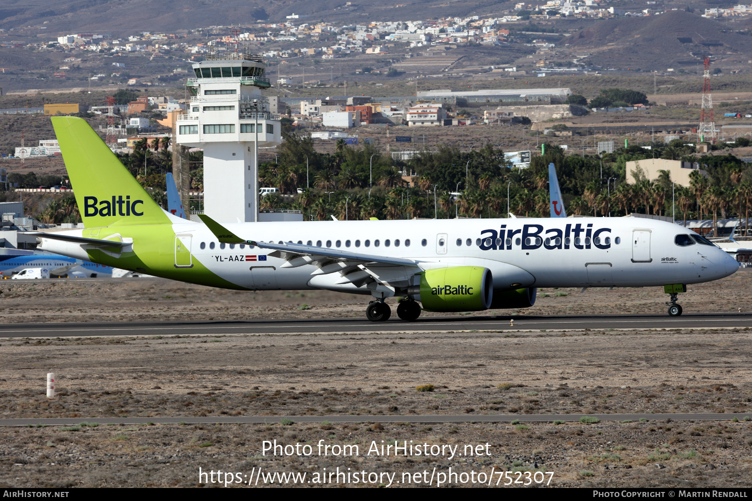 Aircraft Photo of YL-AAZ | Airbus A220-371 (BD-500-1A11) | AirBaltic | AirHistory.net #752307