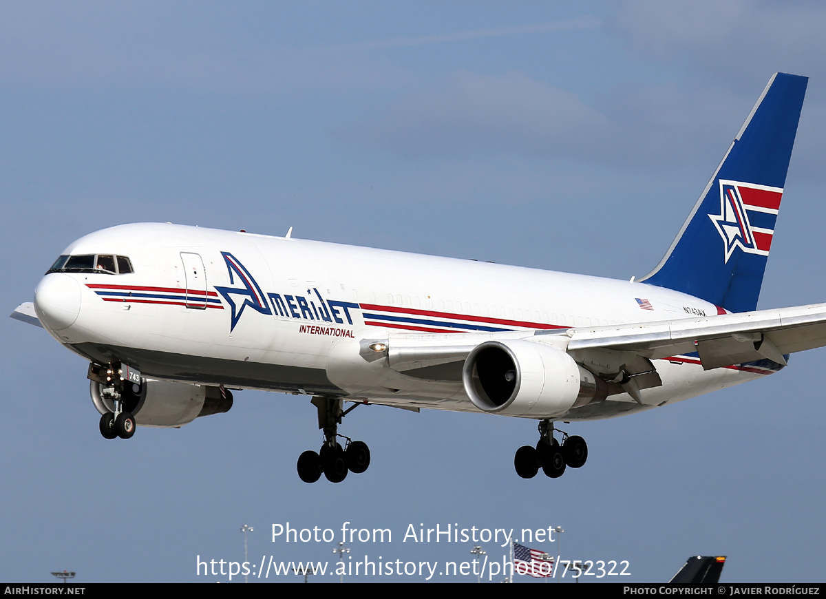 Aircraft Photo of N743AX | Boeing 767-232(BDSF) | Amerijet International | AirHistory.net #752322