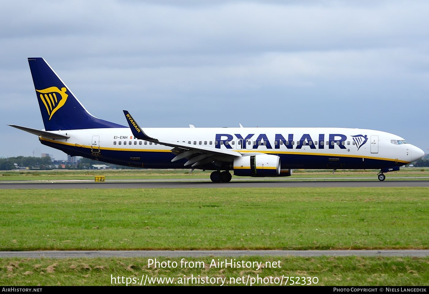 Aircraft Photo of EI-ENH | Boeing 737-8AS | Ryanair | AirHistory.net #752330