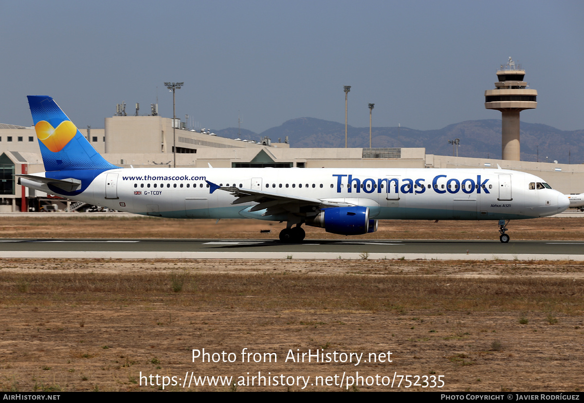 Aircraft Photo of G-TCDY | Airbus A321-211 | Thomas Cook Airlines | AirHistory.net #752335