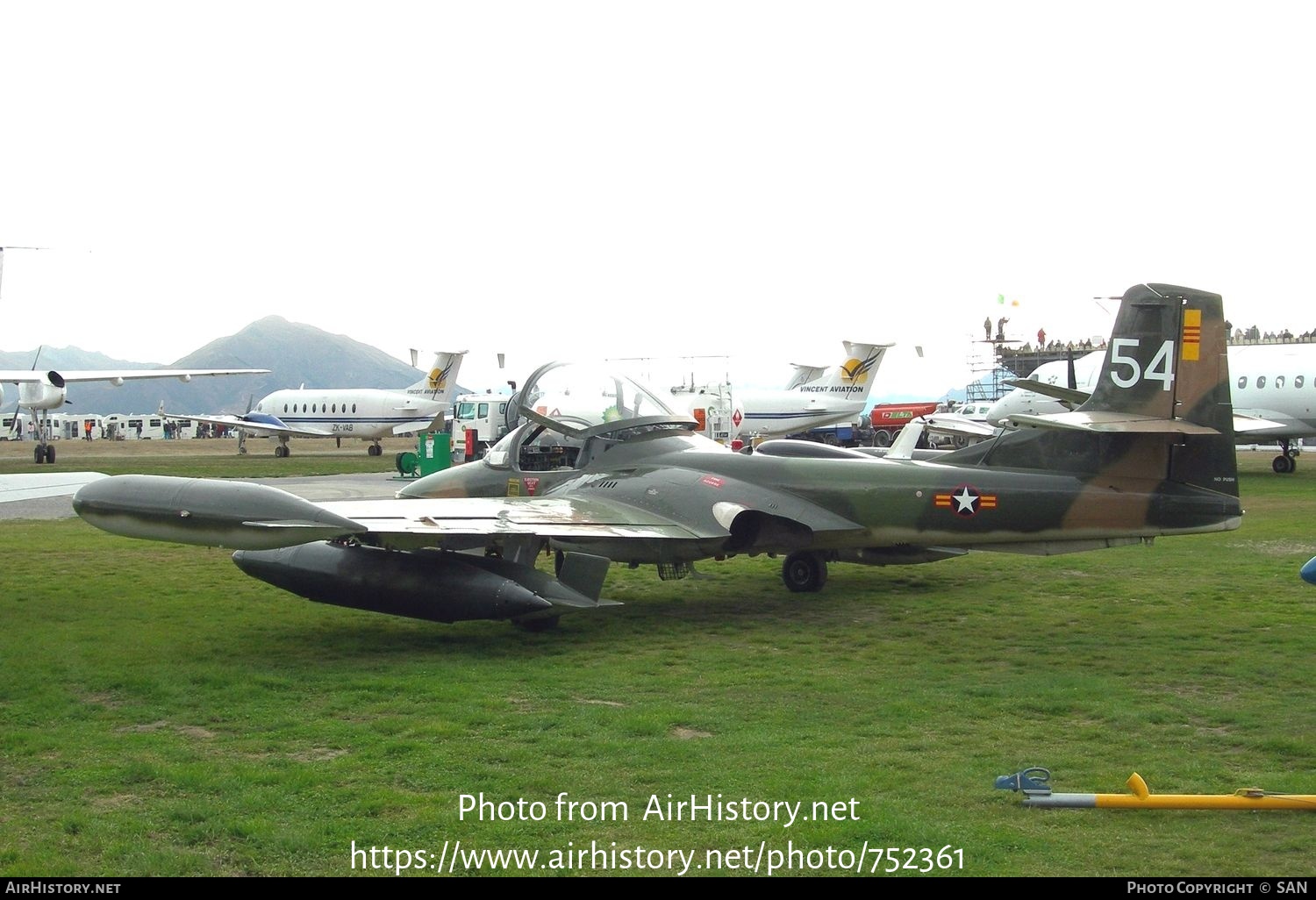 Aircraft Photo of ZK-JTL / 54 | Cessna A-37B Dragonfly (318E) | South Vietnam - Air Force | AirHistory.net #752361