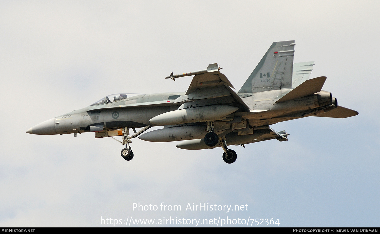 Aircraft Photo of 188760 | McDonnell Douglas CF-188 Hornet | Canada - Air Force | AirHistory.net #752364