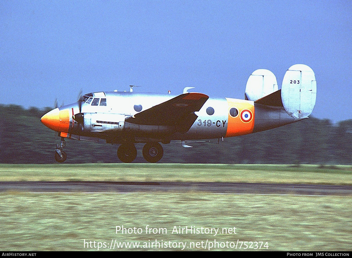 Aircraft Photo of 203 | Dassault MD-312 Flamant | France - Air Force | AirHistory.net #752374