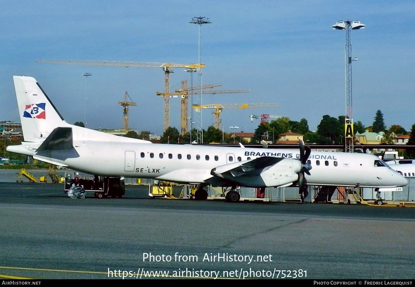 Aircraft Photo of SE-LXK | Saab 2000 | Braathens Regional | AirHistory.net #752381