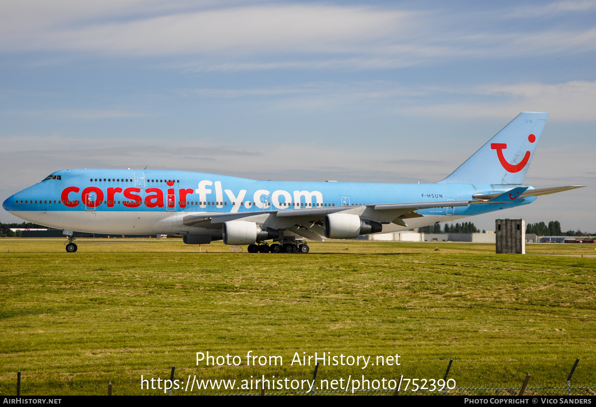 Aircraft Photo of F-HSUN | Boeing 747-422 | Corsairfly | AirHistory.net #752390