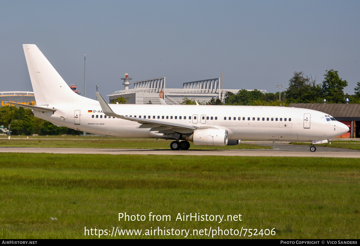 Aircraft Photo of D-AXLF | Boeing 737-8Q8 | AirHistory.net #752406