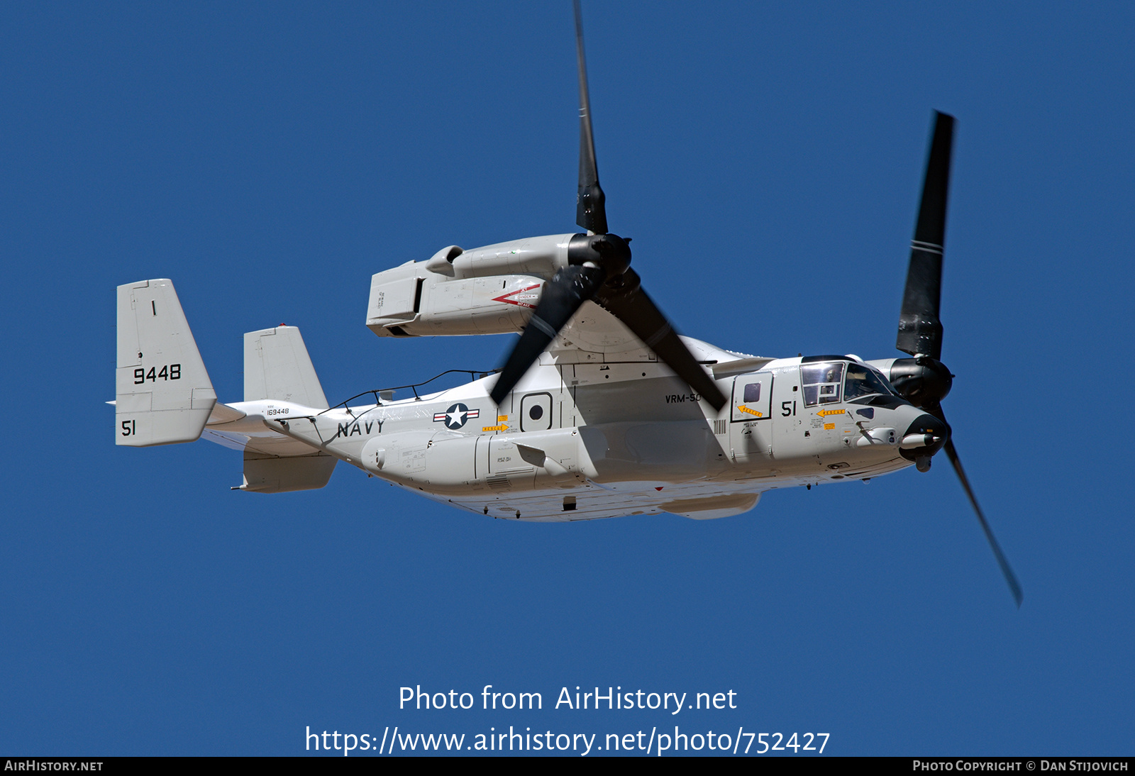 Aircraft Photo of 169448 / 9448 | Bell-Boeing CMV-22B Osprey | USA - Navy | AirHistory.net #752427