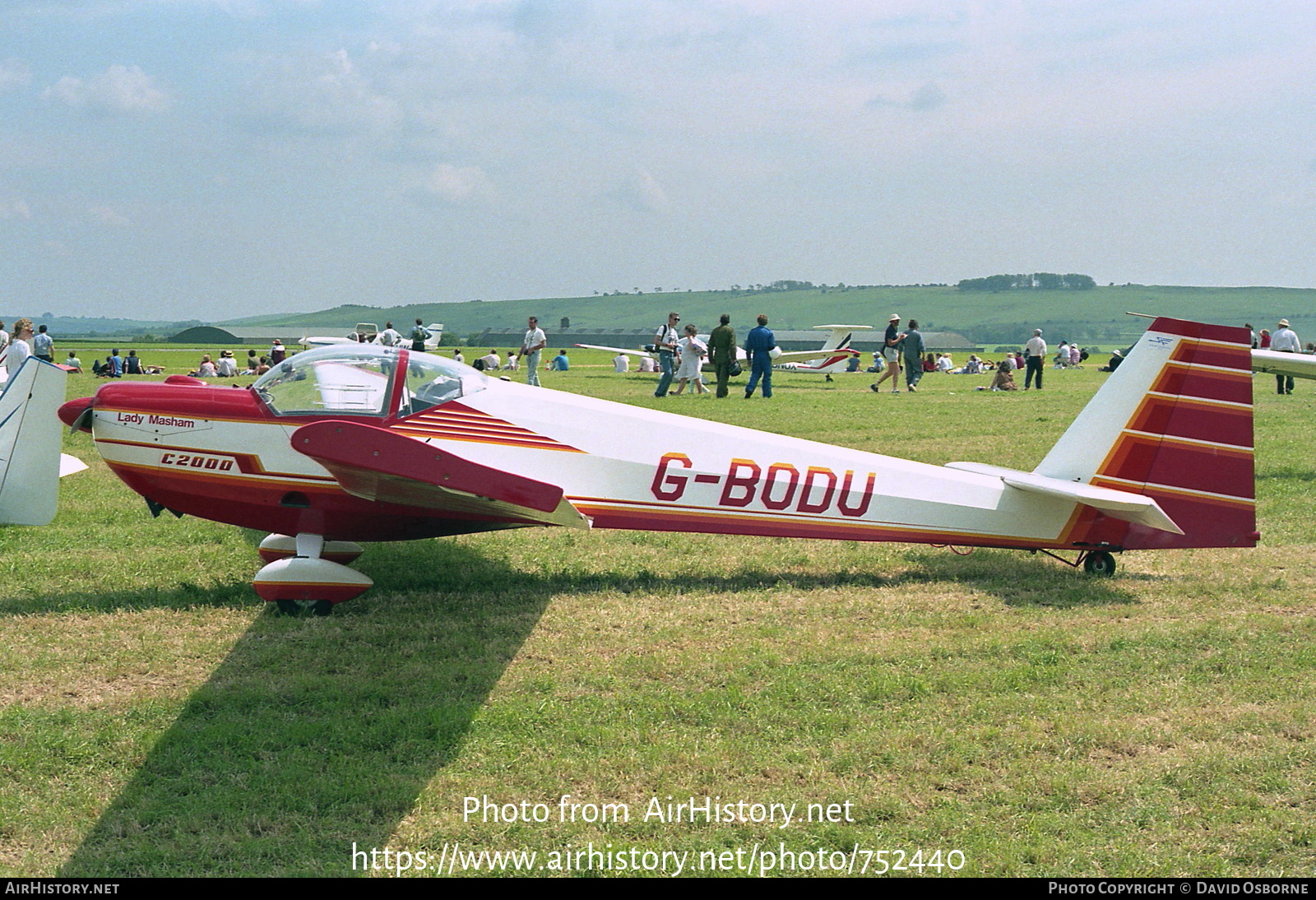 Aircraft Photo of G-BODU | Scheibe SF-25C Falke 2000 | AirHistory.net #752440