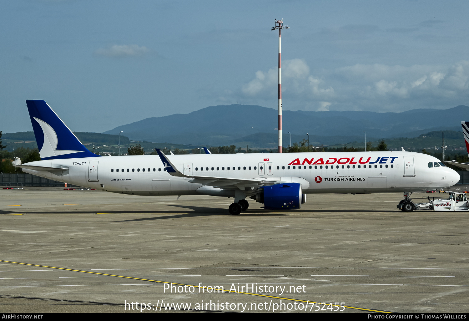 Aircraft Photo of TC-LTT | Airbus A321-271NX | AnadoluJet | AirHistory.net #752455