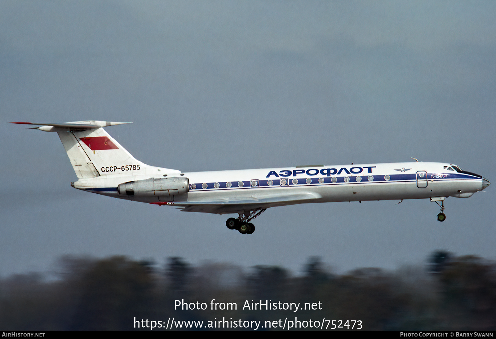 Aircraft Photo of CCCP-65785 | Tupolev Tu-134A | Aeroflot | AirHistory.net #752473