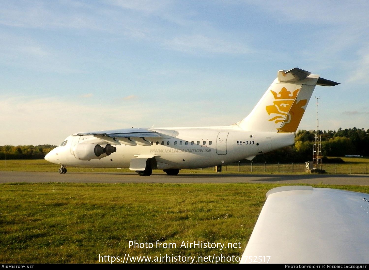 Aircraft Photo of SE-DJO | British Aerospace Avro 146-RJ85 | Malmö Aviation | AirHistory.net #752517