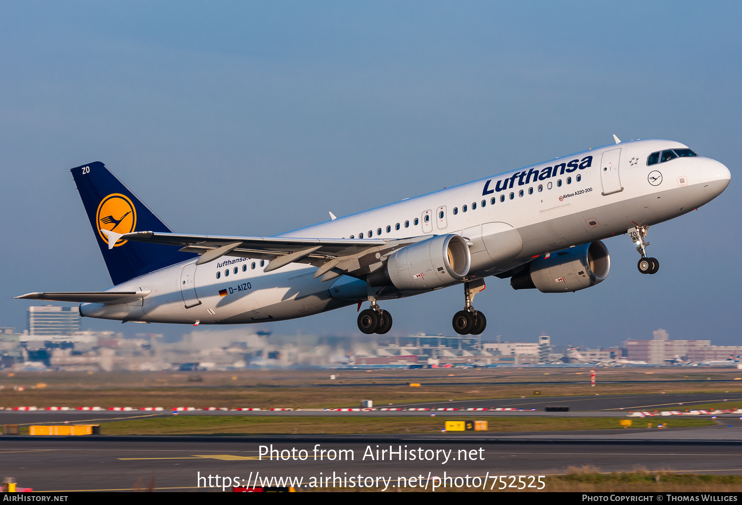 Aircraft Photo of D-AIZO | Airbus A320-214 | Lufthansa | AirHistory.net #752525