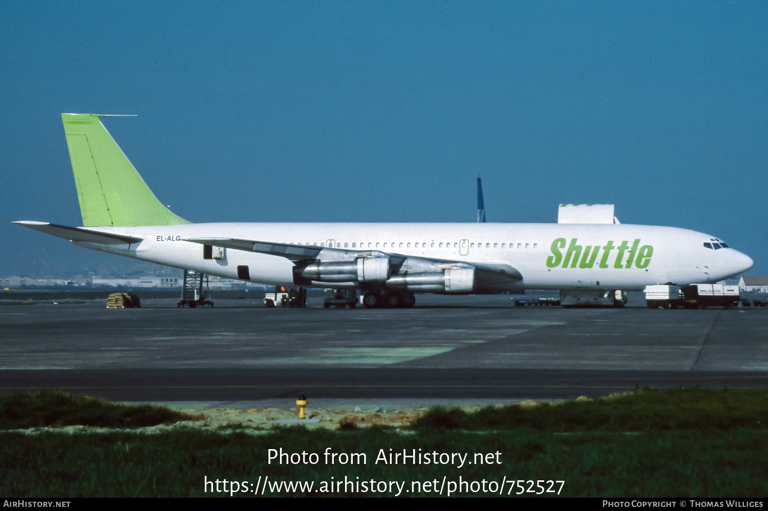 Aircraft Photo of EL-ALG | Boeing 707-369C | Shuttle Cargo | AirHistory.net #752527