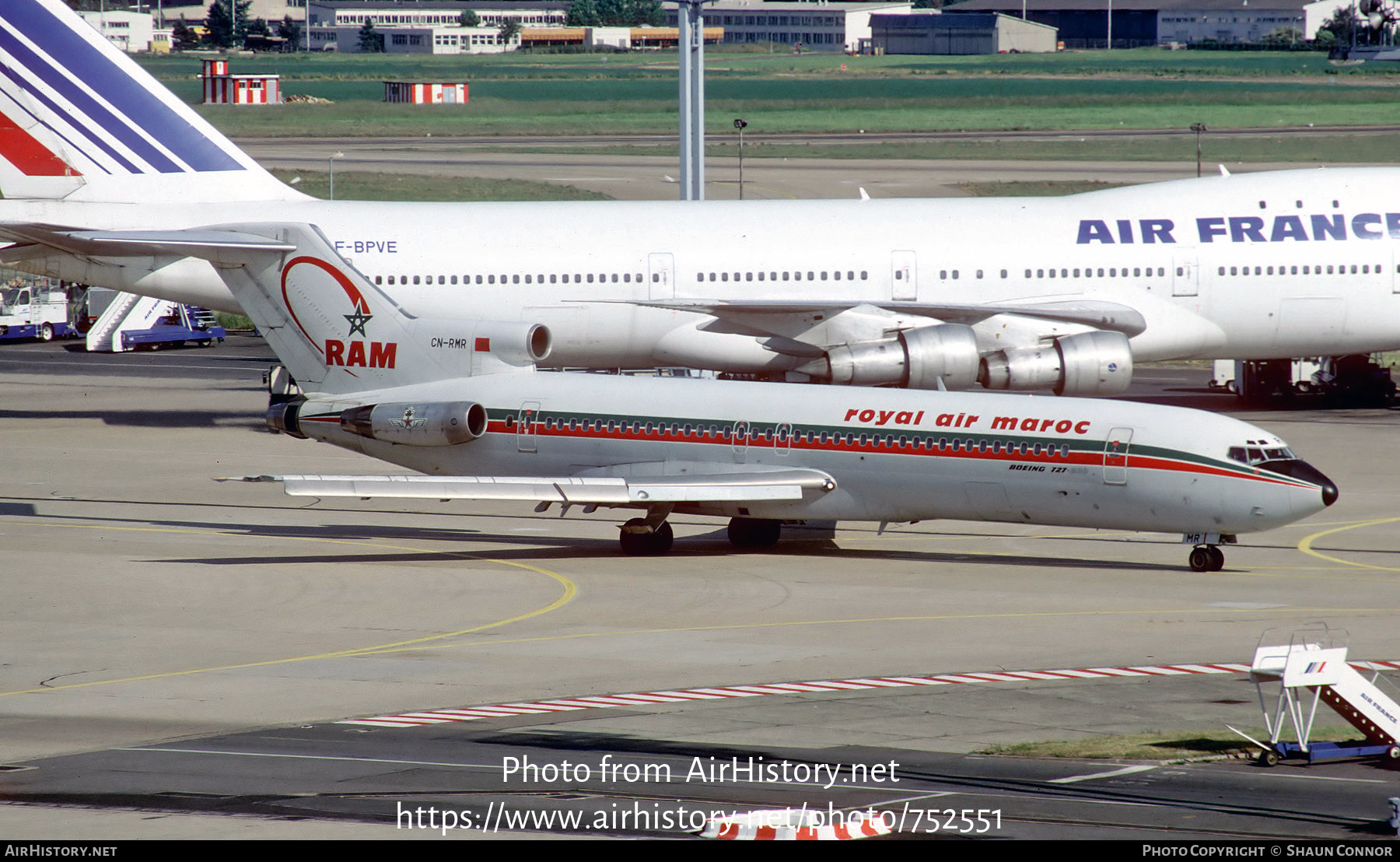 Aircraft Photo of CN-RMR | Boeing 727-2B6/Adv | Royal Air Maroc - RAM | AirHistory.net #752551