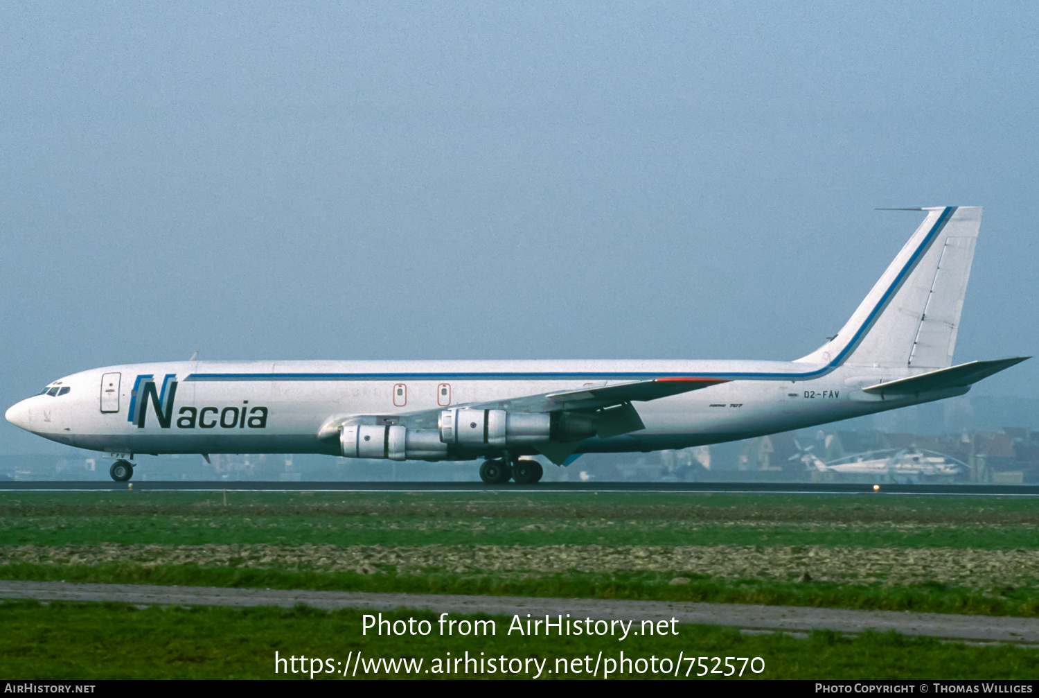 Aircraft Photo of D2-FAV | Boeing 707-321C | Air Nacoia | AirHistory.net #752570