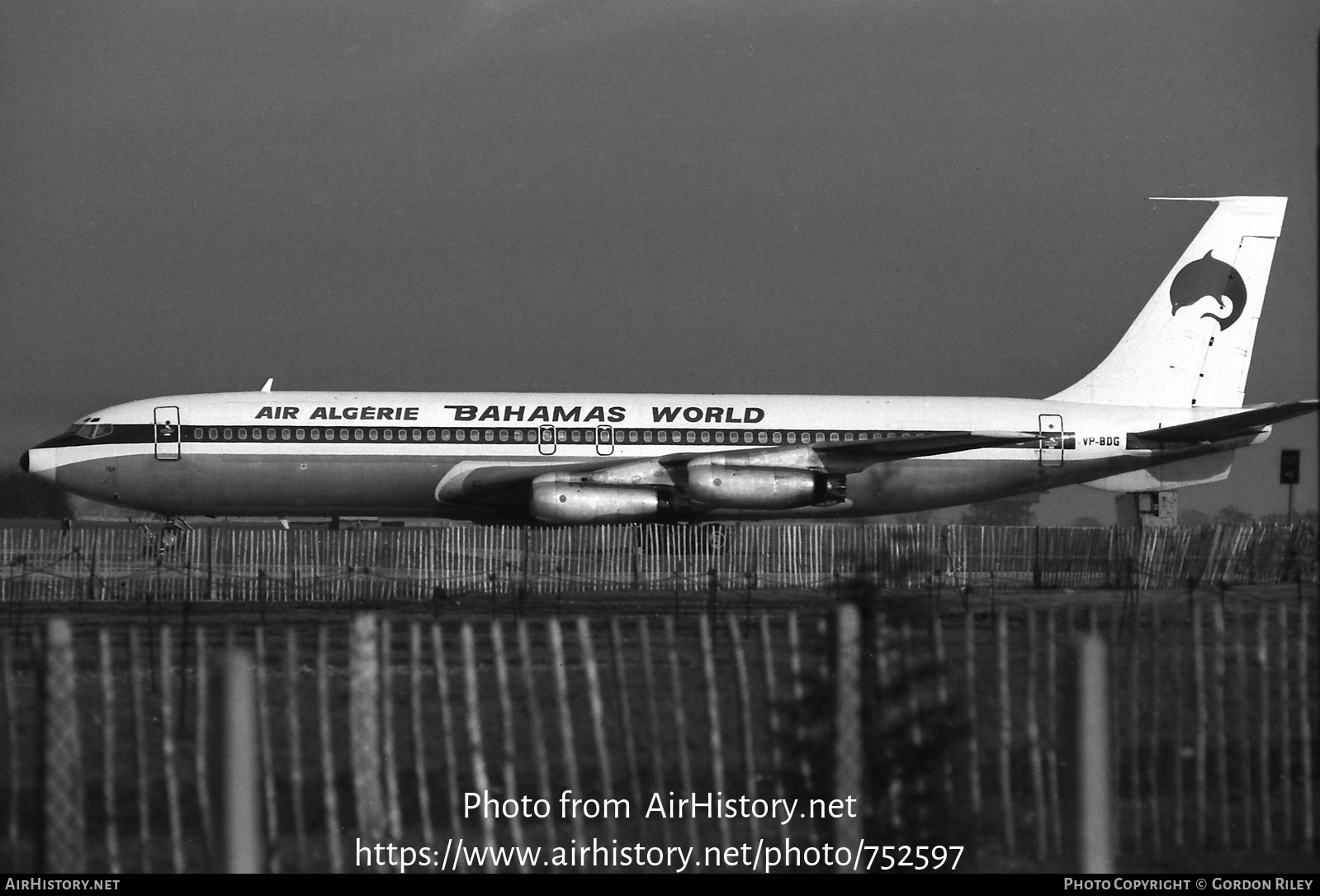 Aircraft Photo of VP-BDG | Boeing 707-321 | Bahamas World Airways | AirHistory.net #752597