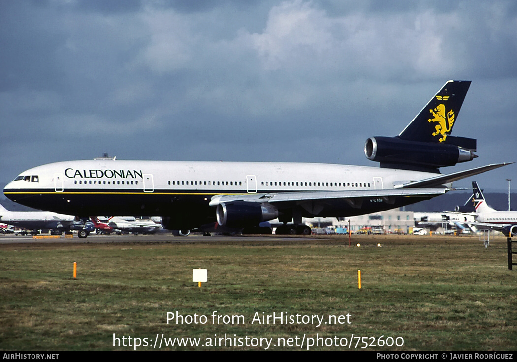 Aircraft Photo of G-LYON | McDonnell Douglas DC-10-30 | Caledonian Airways | AirHistory.net #752600