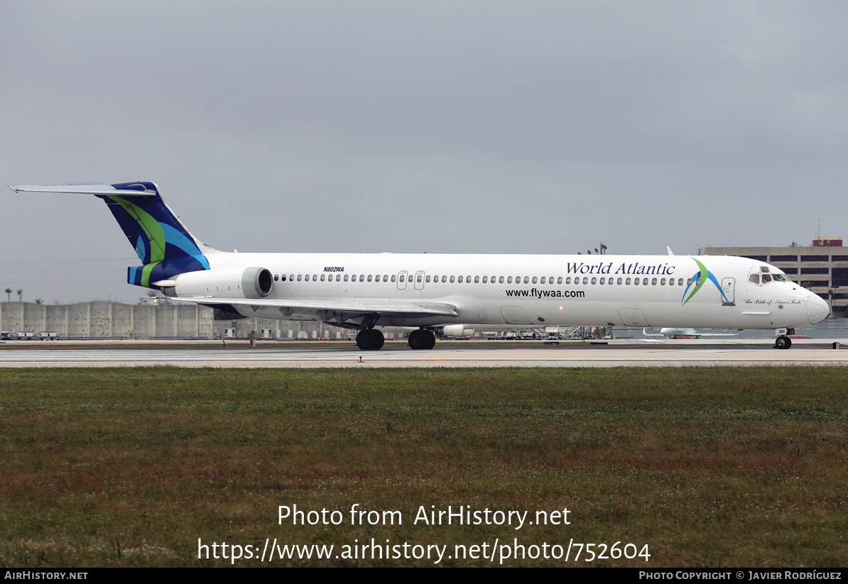 Aircraft Photo of N802WA | McDonnell Douglas MD-83 (DC-9-83) | World Atlantic Airlines | AirHistory.net #752604