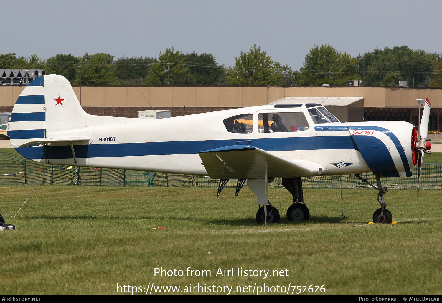 Aircraft Photo of N8018T | Yakovlev Yak-18T | AirHistory.net #752626