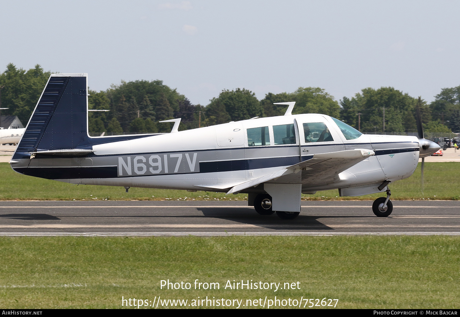 Aircraft Photo of N6917V | Mooney M-20F Executive | AirHistory.net #752627